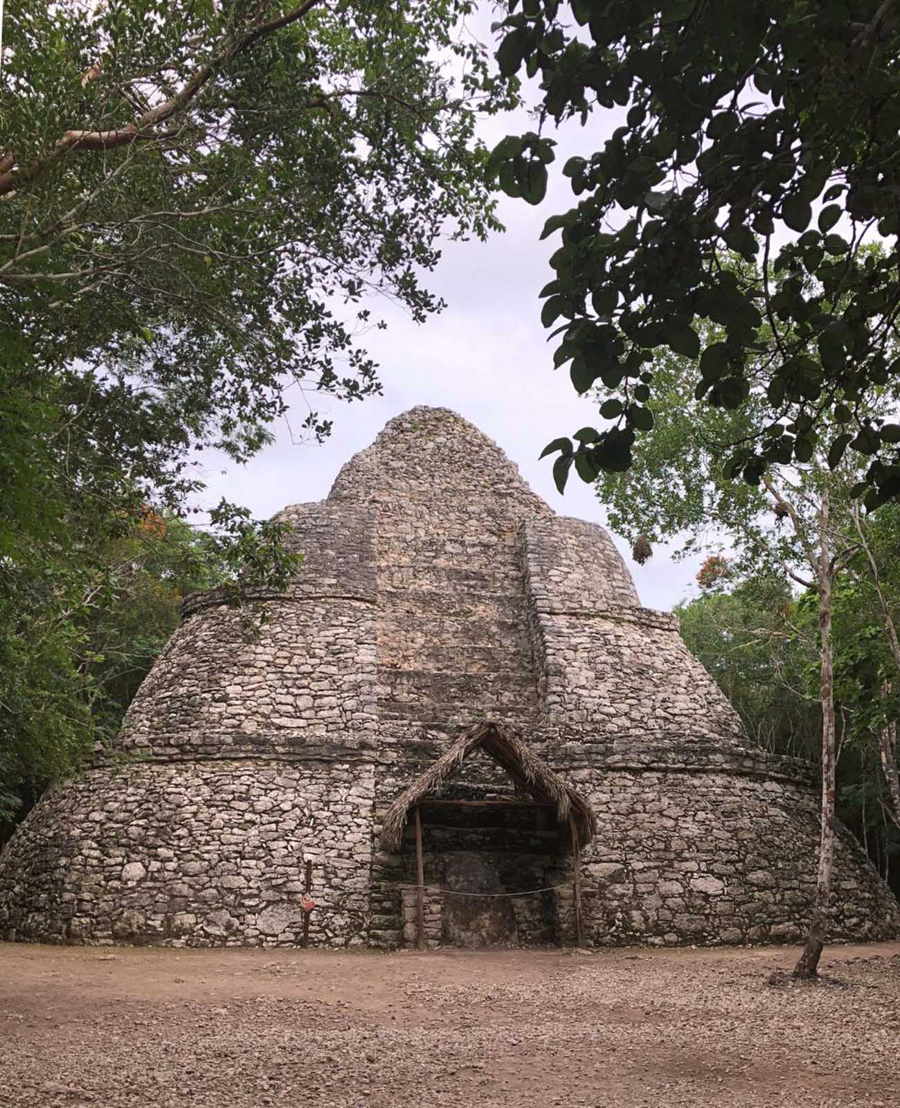 coba is not far from the mayan ruins of tulum