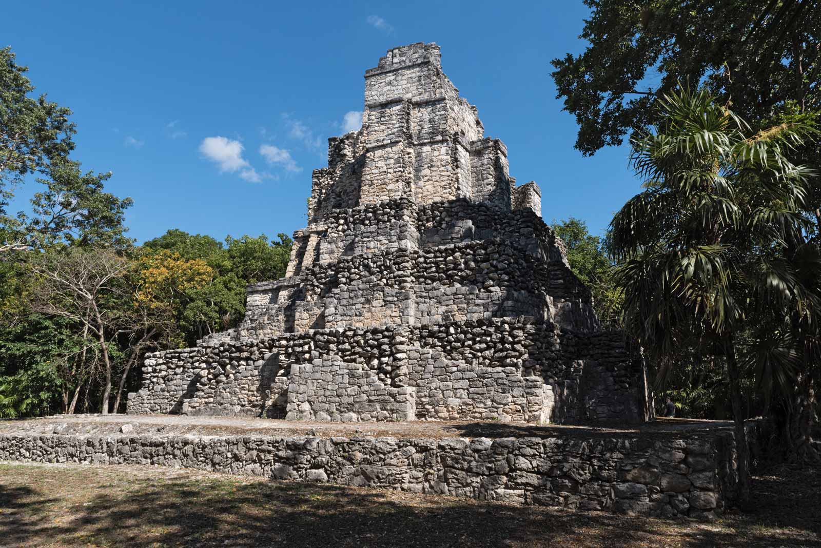 muyil are not far from the mayan ruins of tulum 