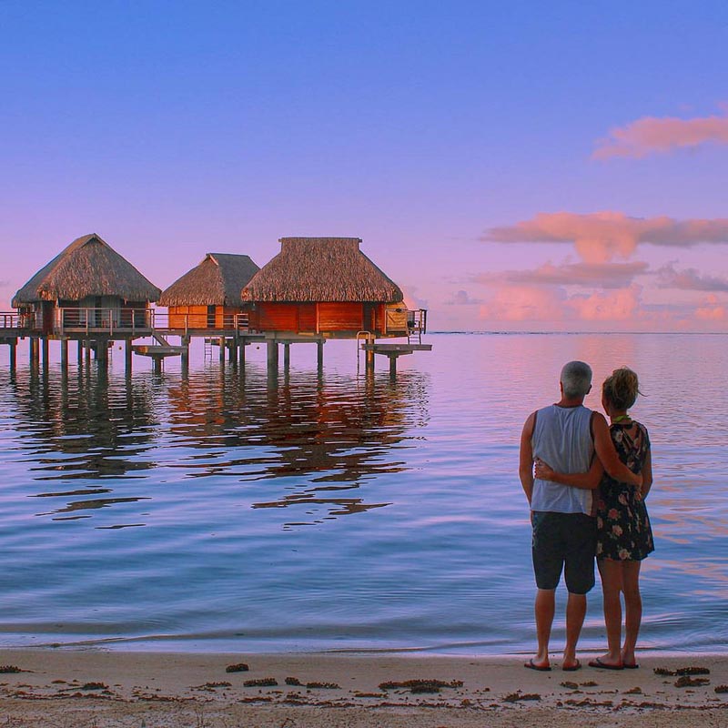 moorea sunset