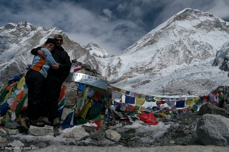 more dave and deb at everest base camp