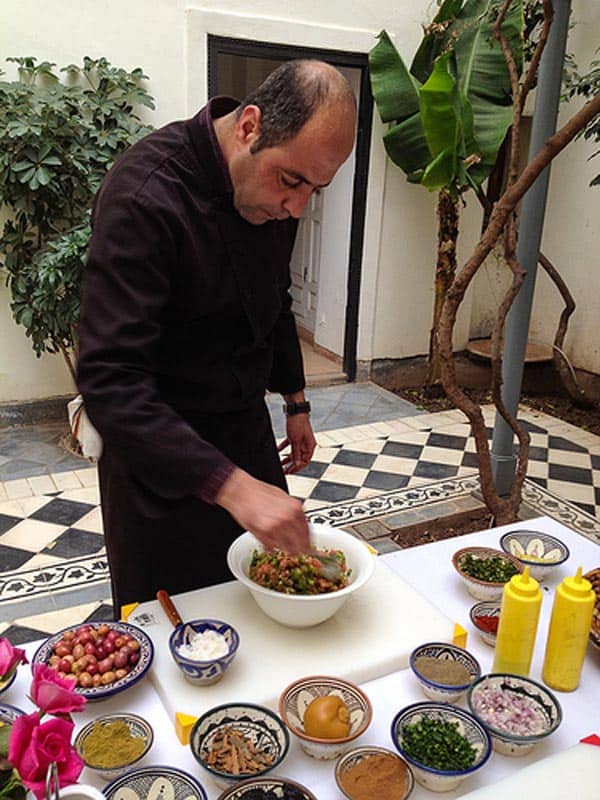 chef cuisinier repas marocain