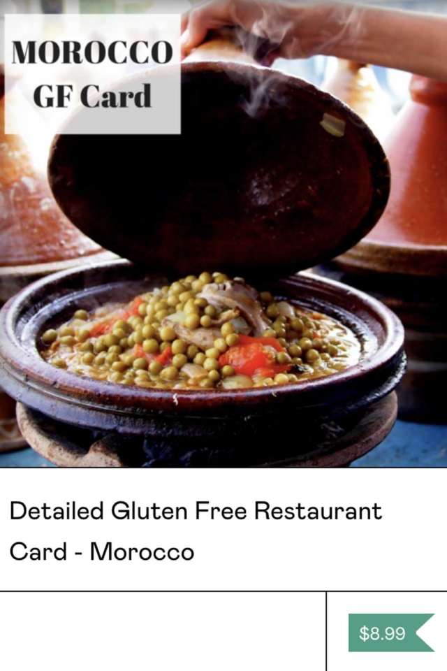 gluten free guide to food in morocco