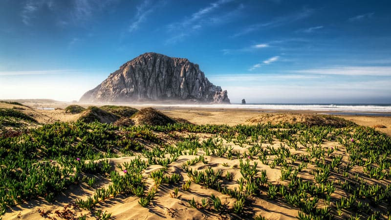 morro creek beach in Big SUr