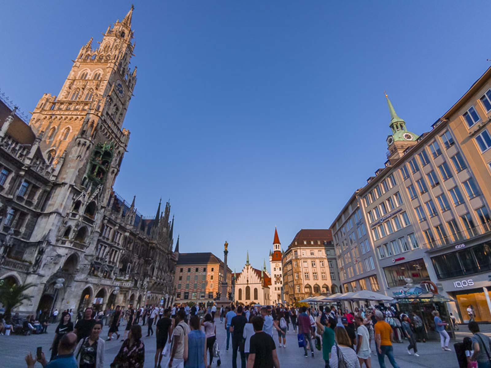 munich germany downtown square