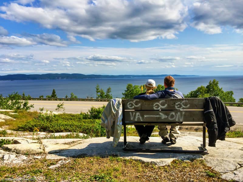 motorcycle lake superior bench