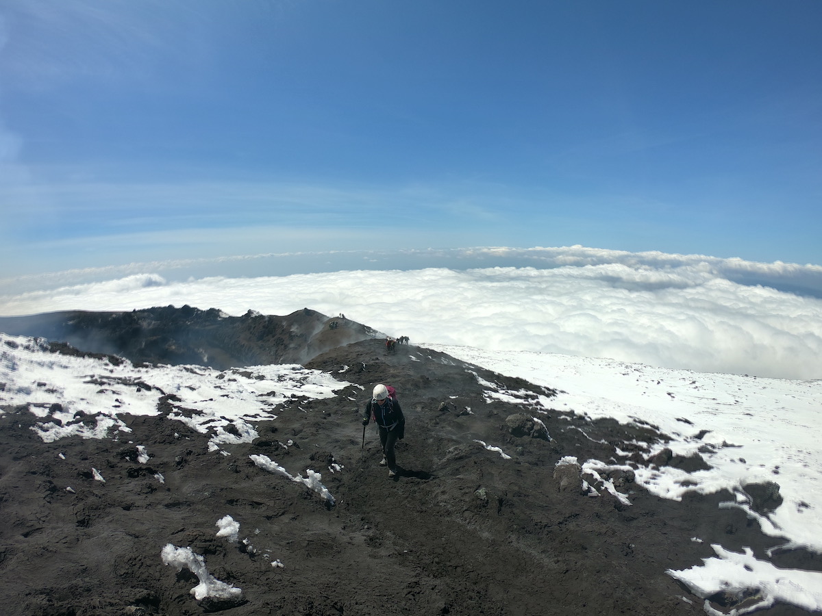 visiting mount etna | ascent above the clouds