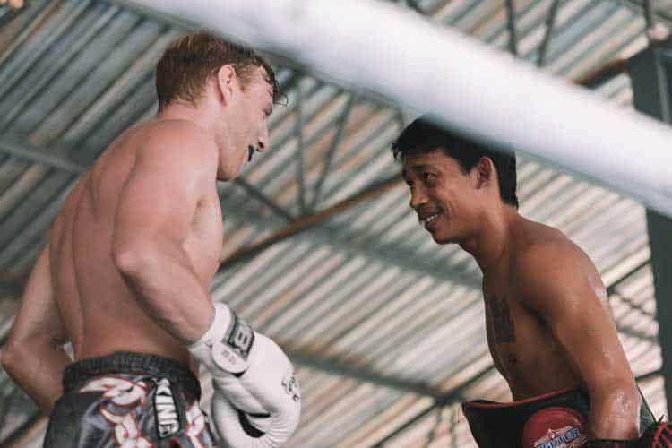 muay thai kickboxing | in the ring