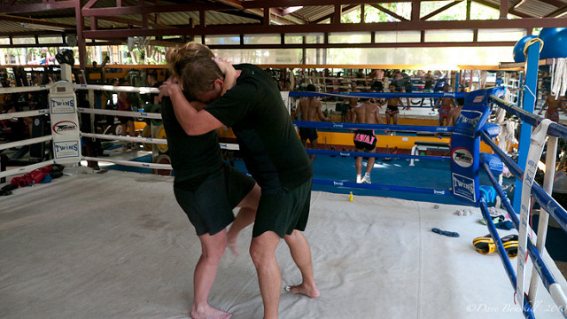 dave kickboxing class thailand