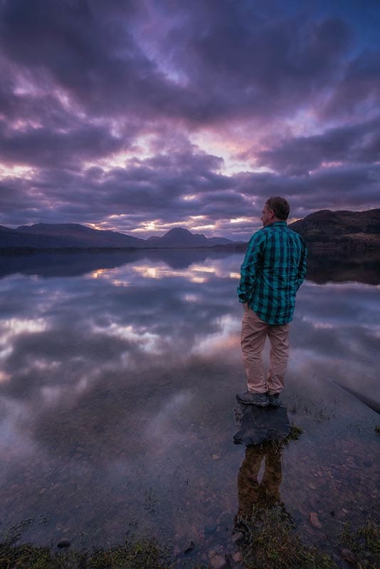 loch maree scotland sunrise