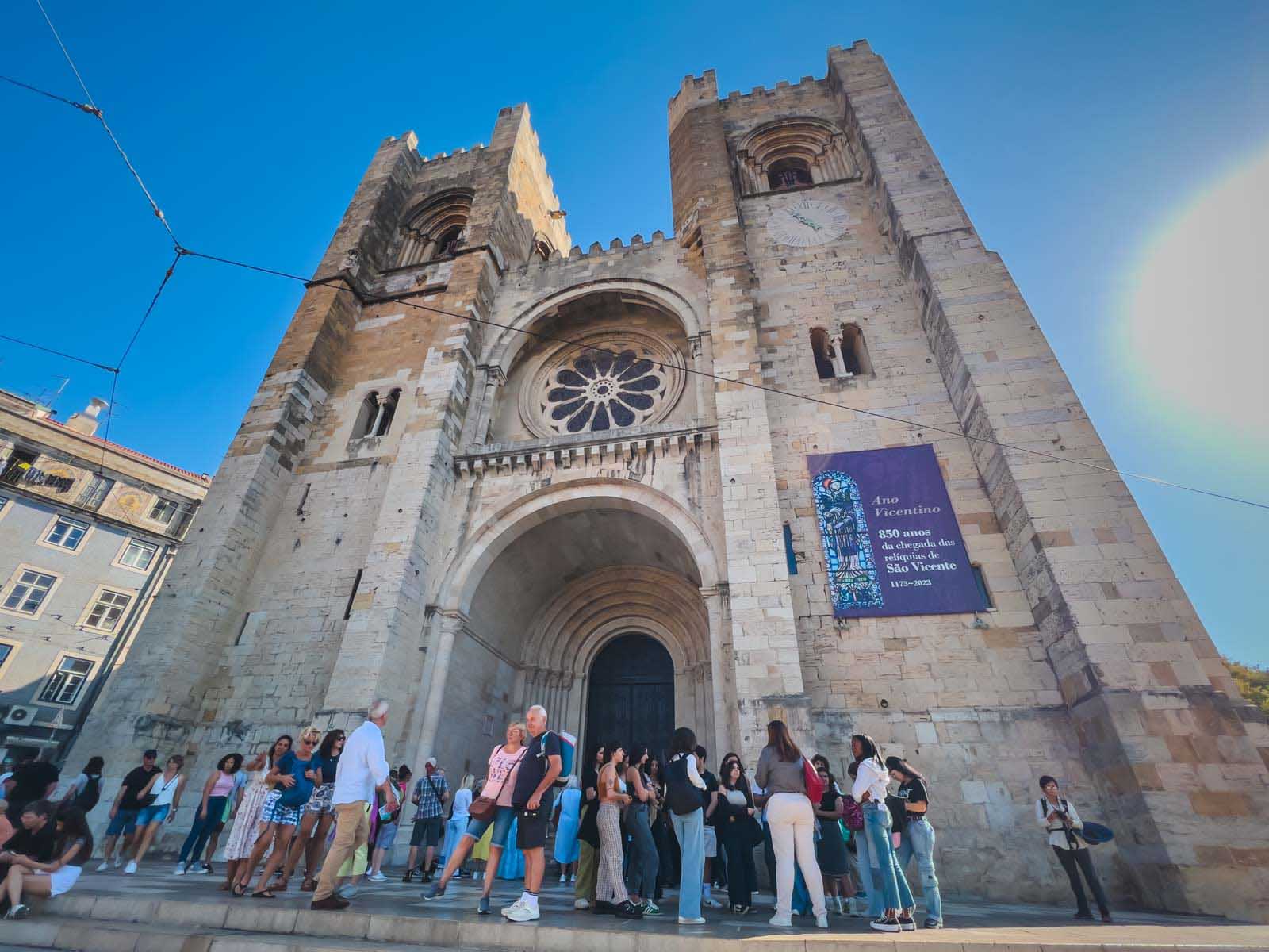 um dia em Lisboa portugal catedral de lisboa