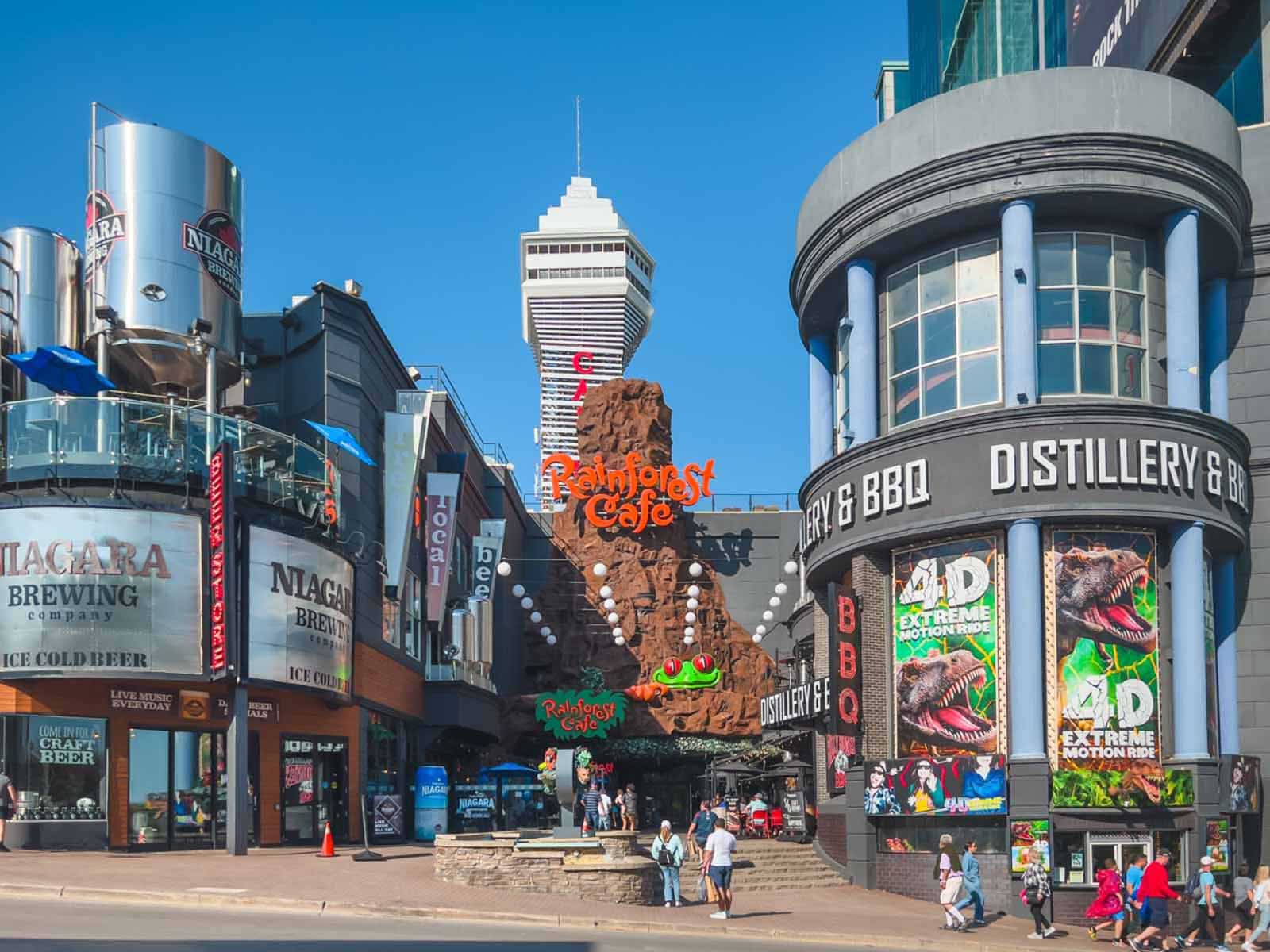 one day in niagara falls itinerary clifton hill