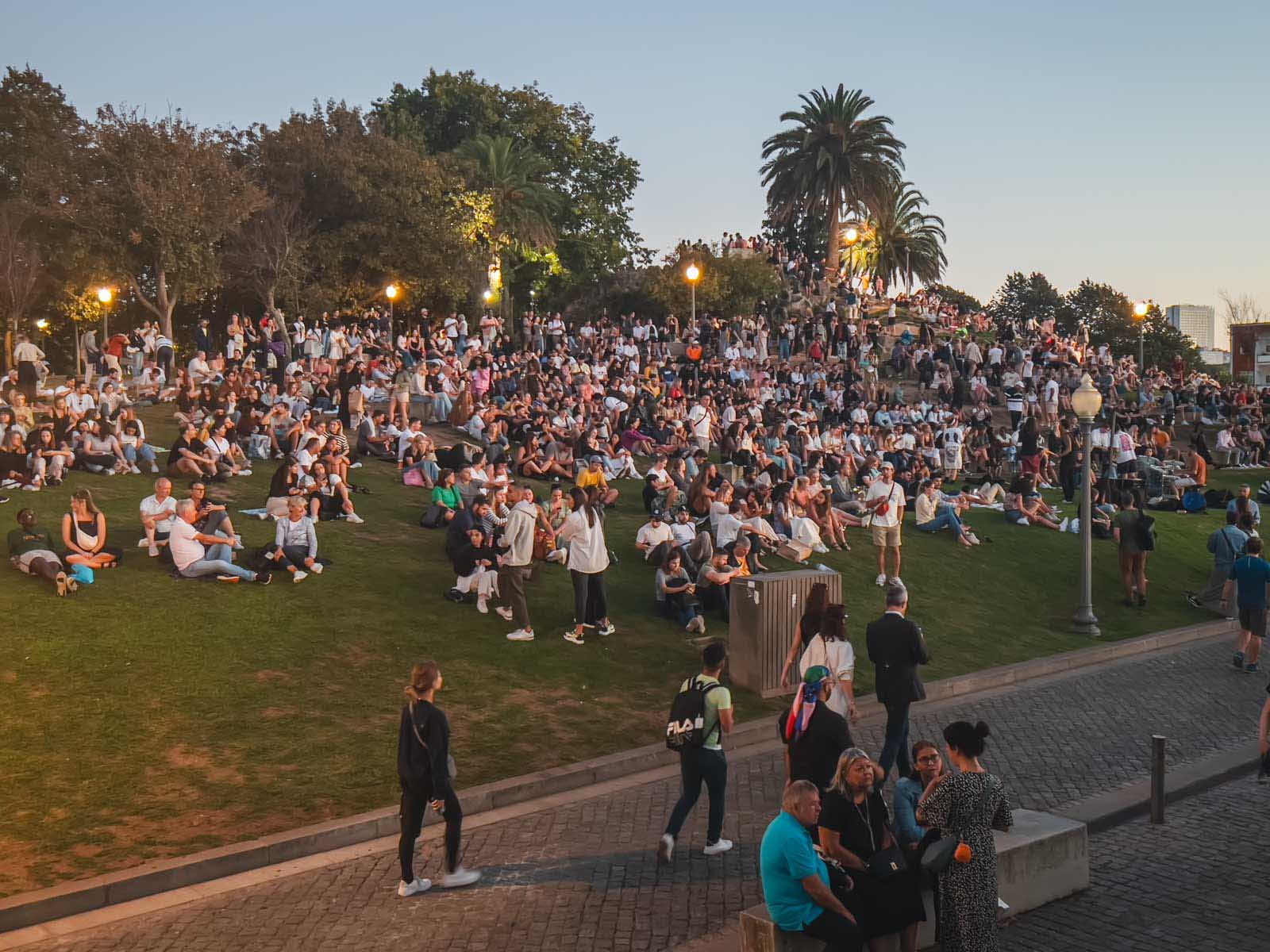 one day porto itinerary sunset at Jardim Do Morro