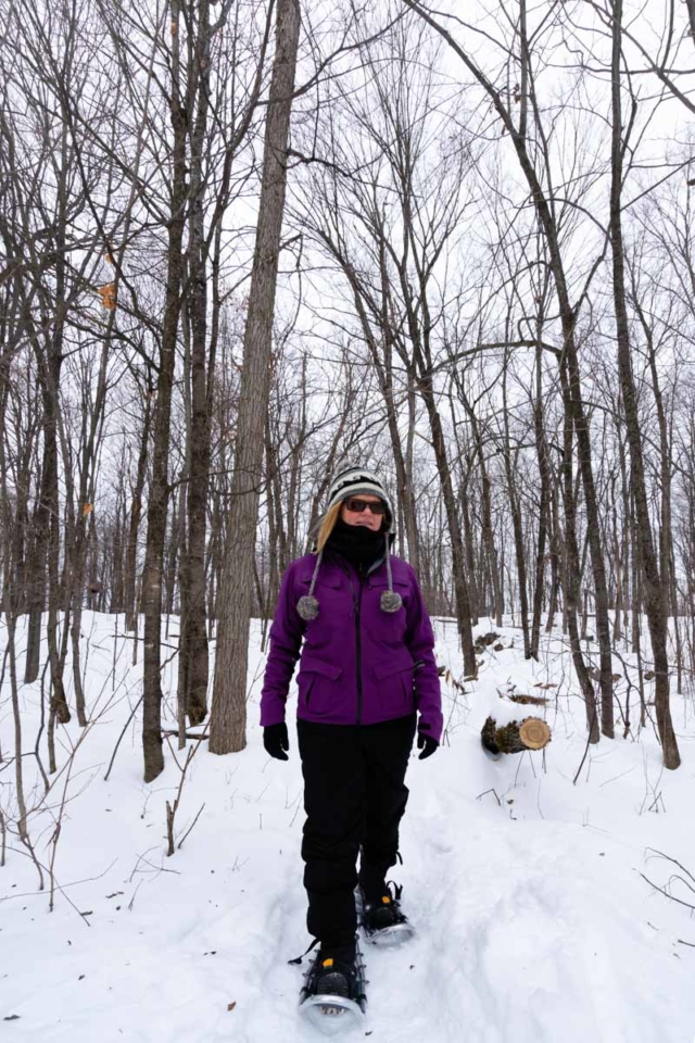 Snowshoe in Gatinau Ottawa Winter Attraction
