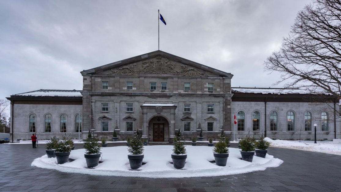 Visit Rideau Hall in Ottawa attractions winter