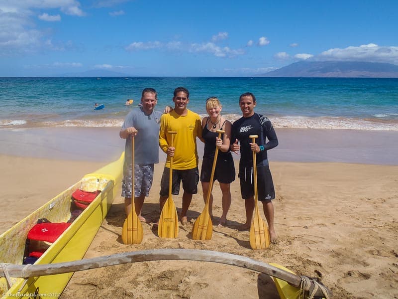 outrigger canoe maui