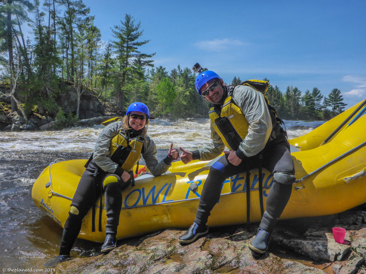 whitewater rafting ottawa river nerves