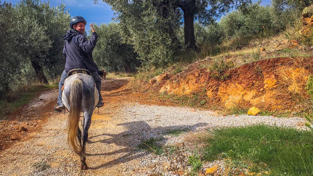 horseback riding in pelion greece