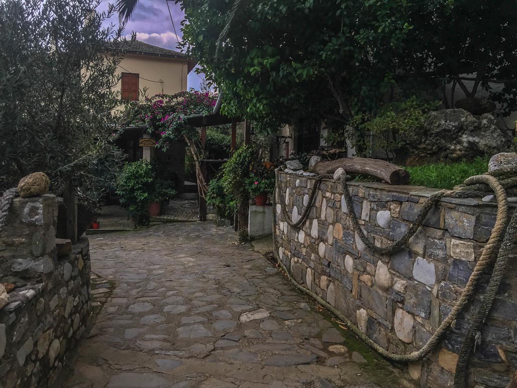 The Seaside village of Pelion where Mama Mia was filmed