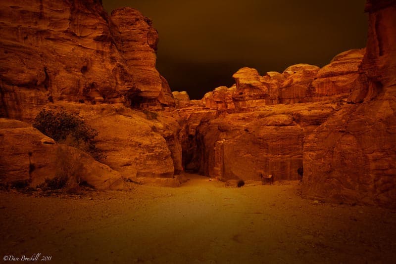 petra by night