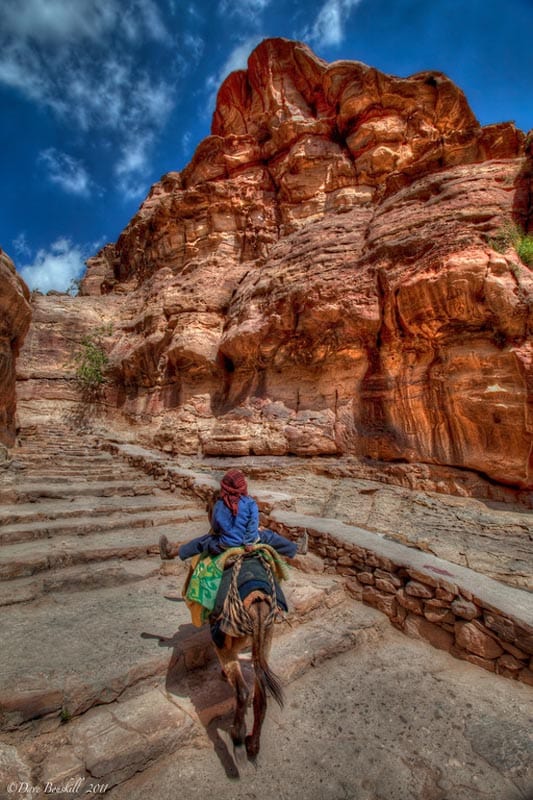 steps to the monastery of petra jordan