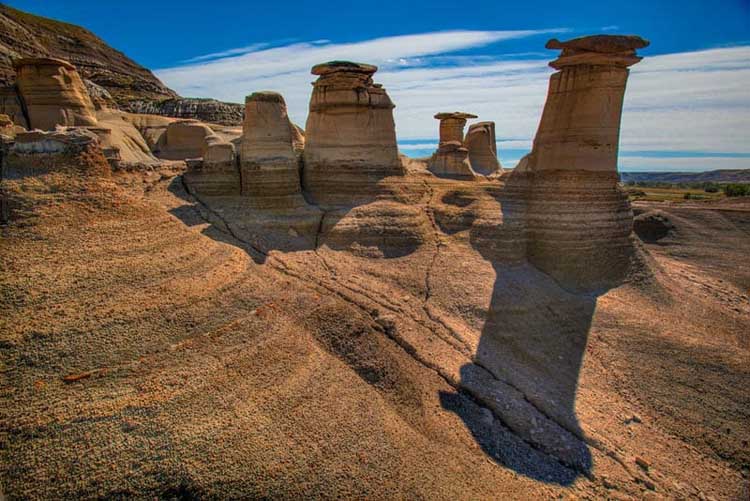 unique places to visit in alberta | hoodoos
