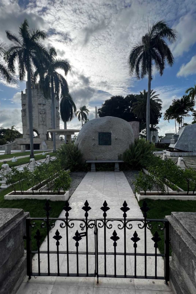 Visit the Cementerio de Santa Ifigenia in Santiago de Cuba