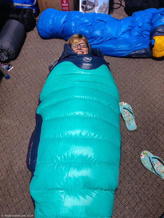 sleeping bag hike tips