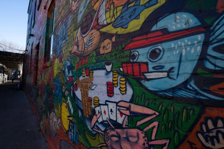 The incredible, ever-changing street art and murals covering the walls of Graffiti Alley in Toronto.