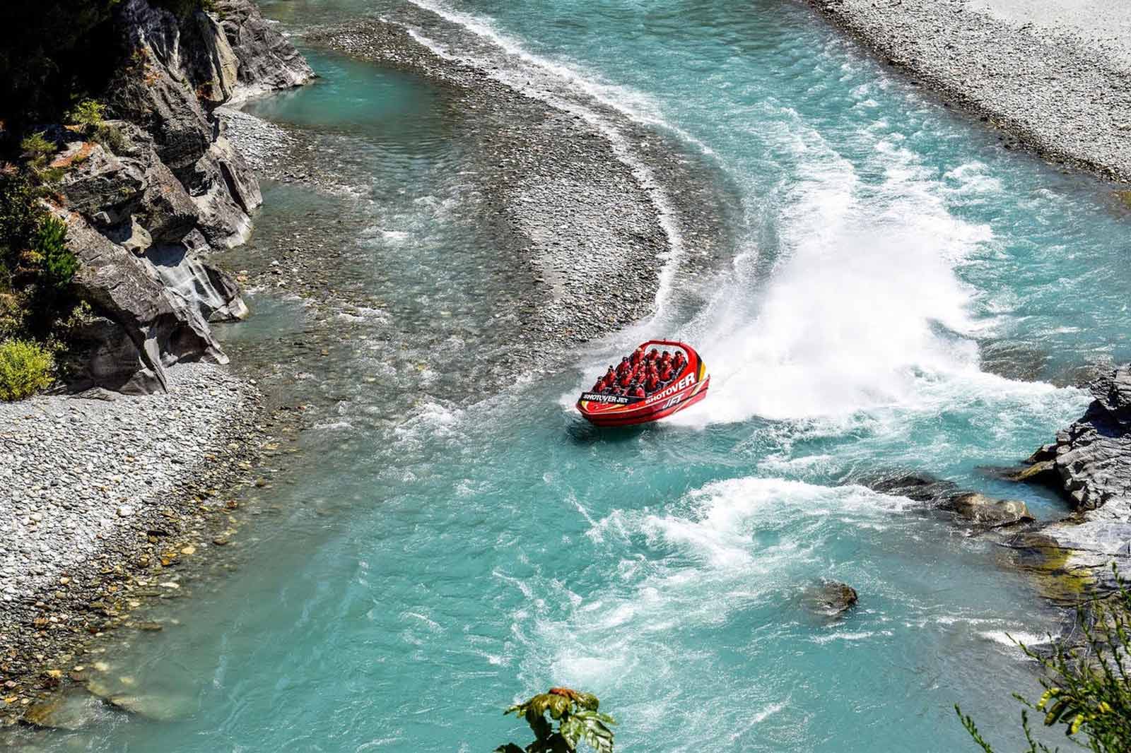 Three -day Queenstown jetboat itinerary