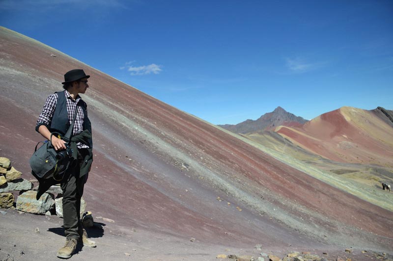 rainbow mountain peru lookout