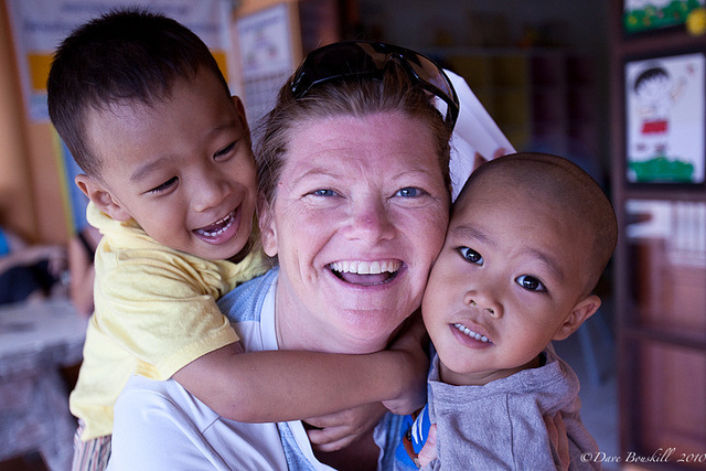 deb with thai boys