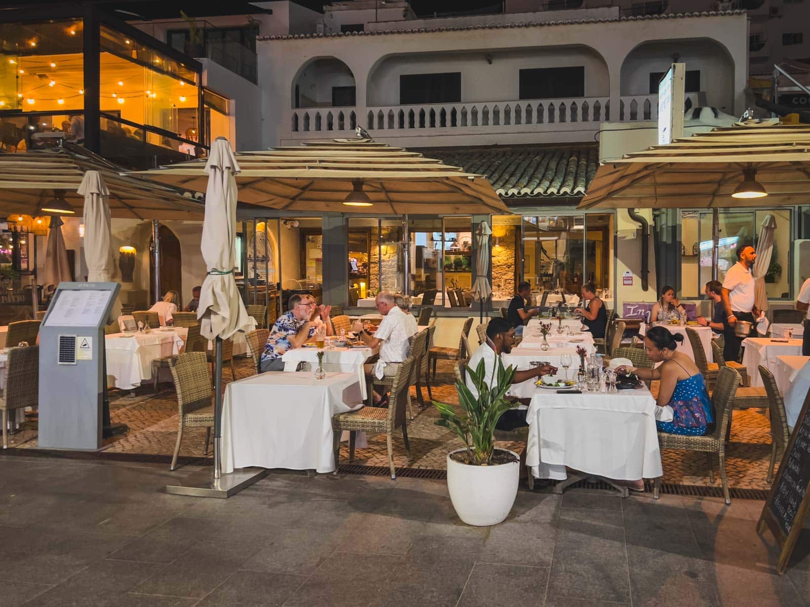 Exterior of the restaurant in the Algarve where we first had Cataplana de Marisco