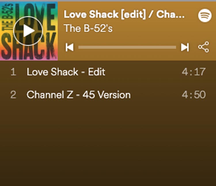 b52s love shack rocking the rong drive
