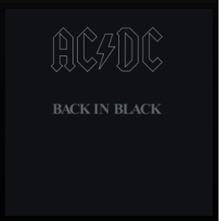 acdc back in black