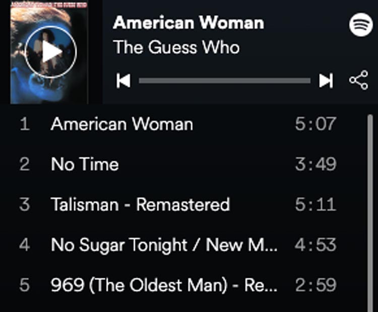 the guess who American woman
