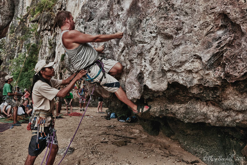 dave climbing