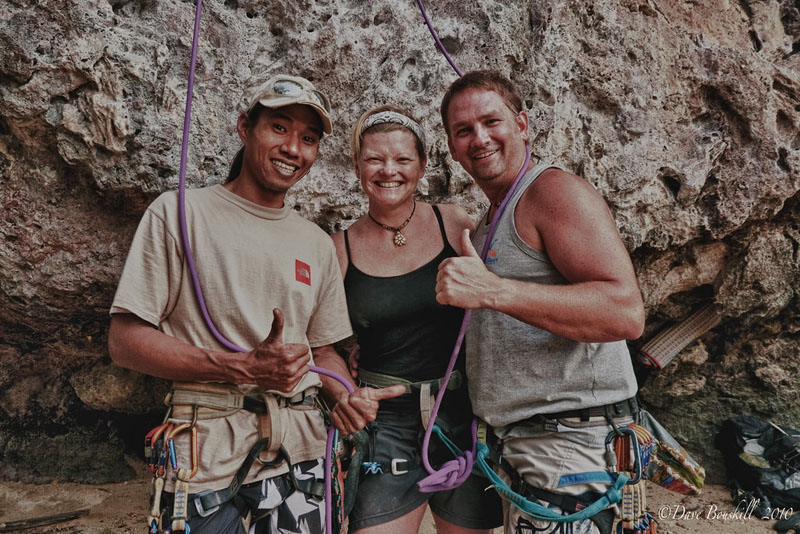rock climbing group