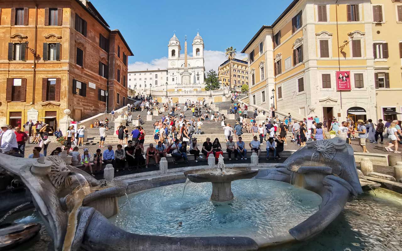 Spanish steps in Rome