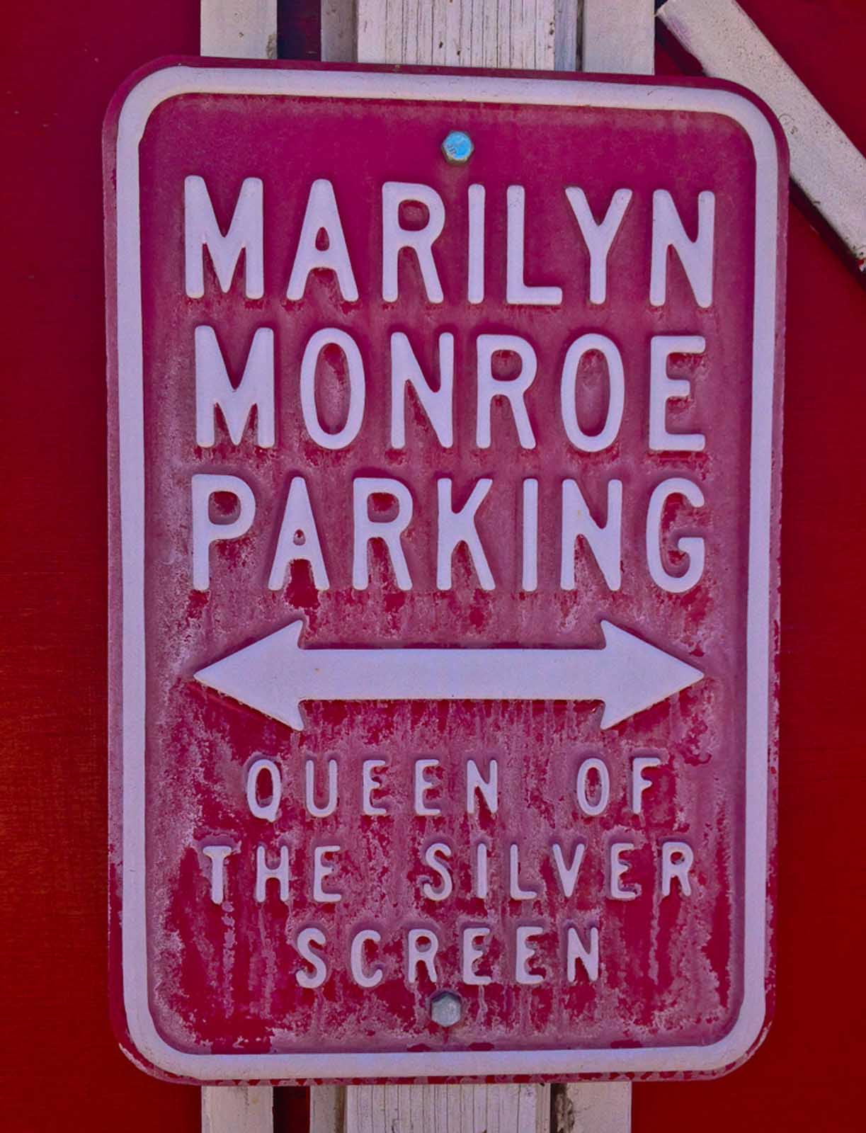 historic route 66 road trip marilyn monroe parking