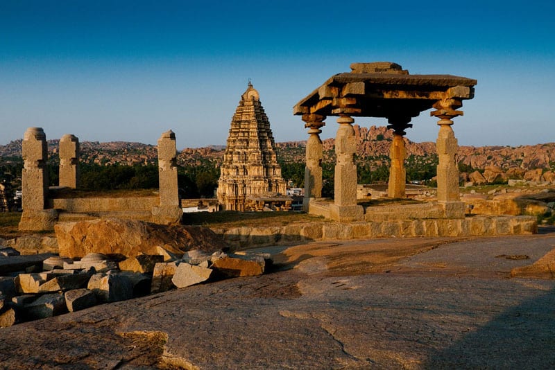 ancient ruins hampi india
