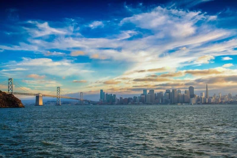 where to photograph in san francisco treasure island for skyline view