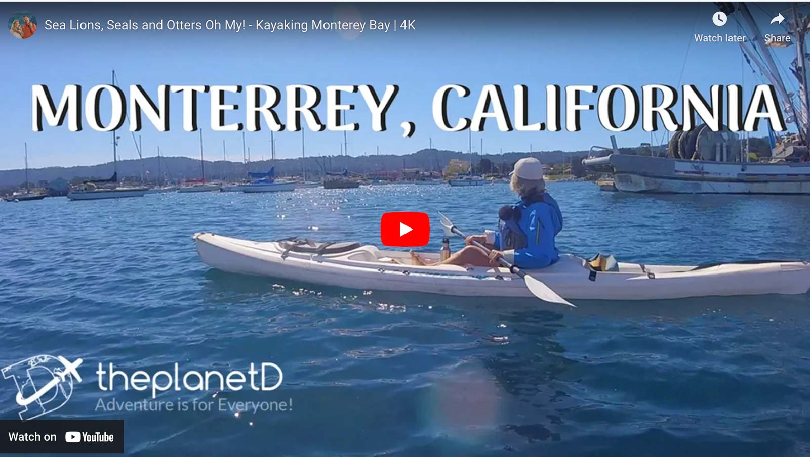 things to do in carmel california kayaking