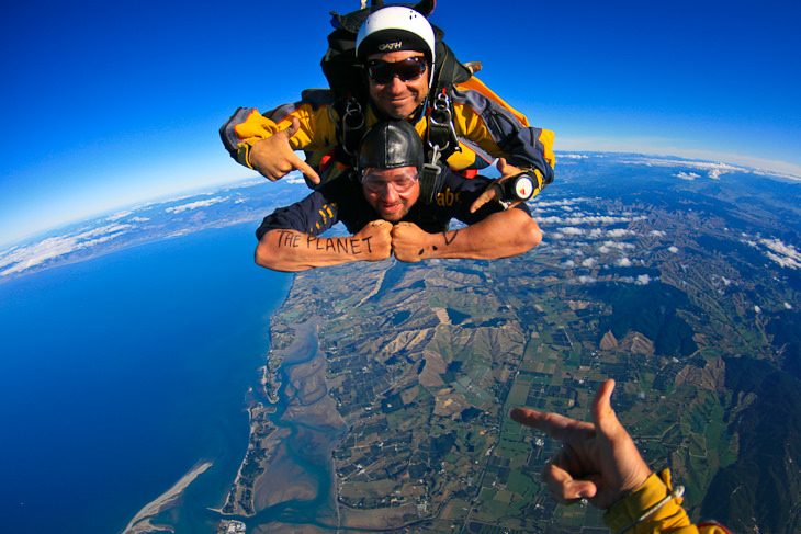 skydive freefall