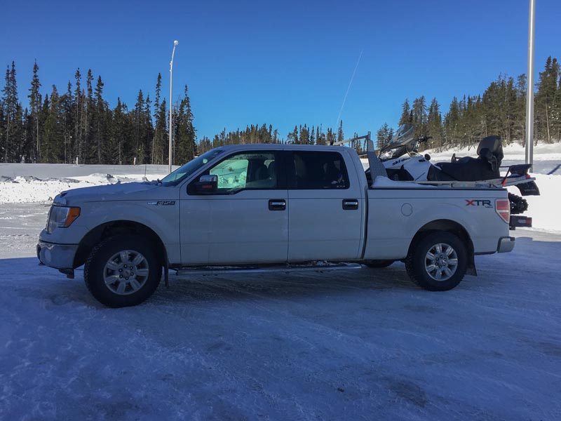 transporting snowmobiles north