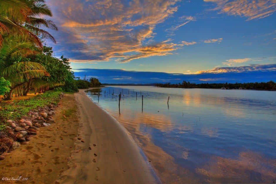 what to do in fiji - Sunset in Fiji