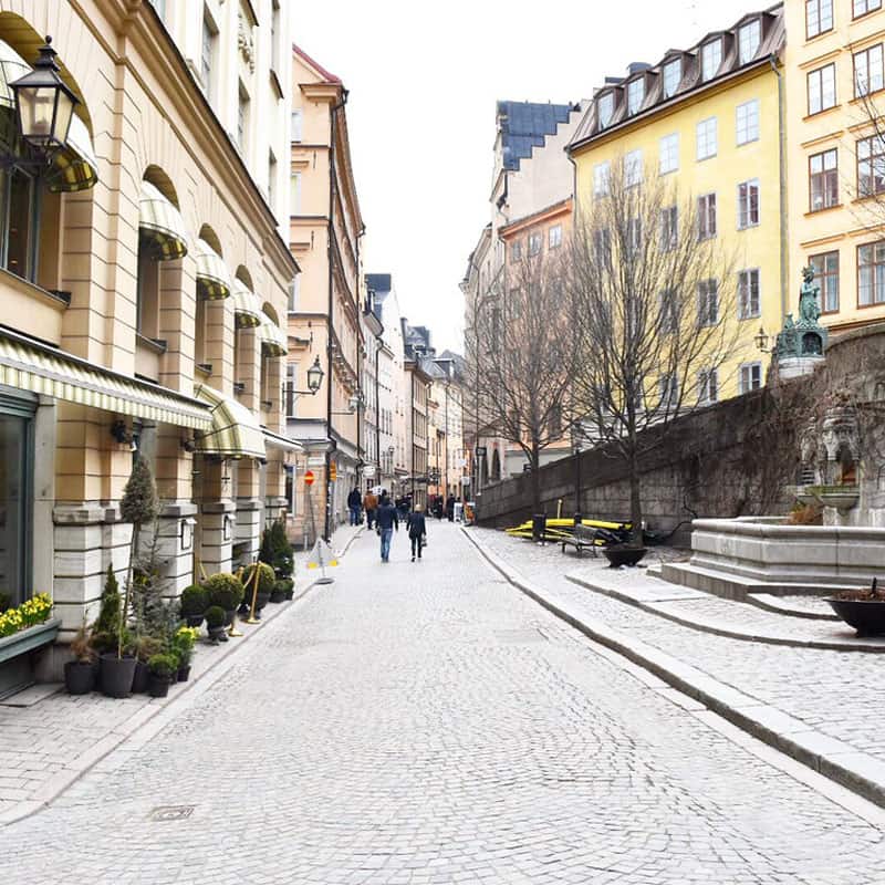 street in stockholm