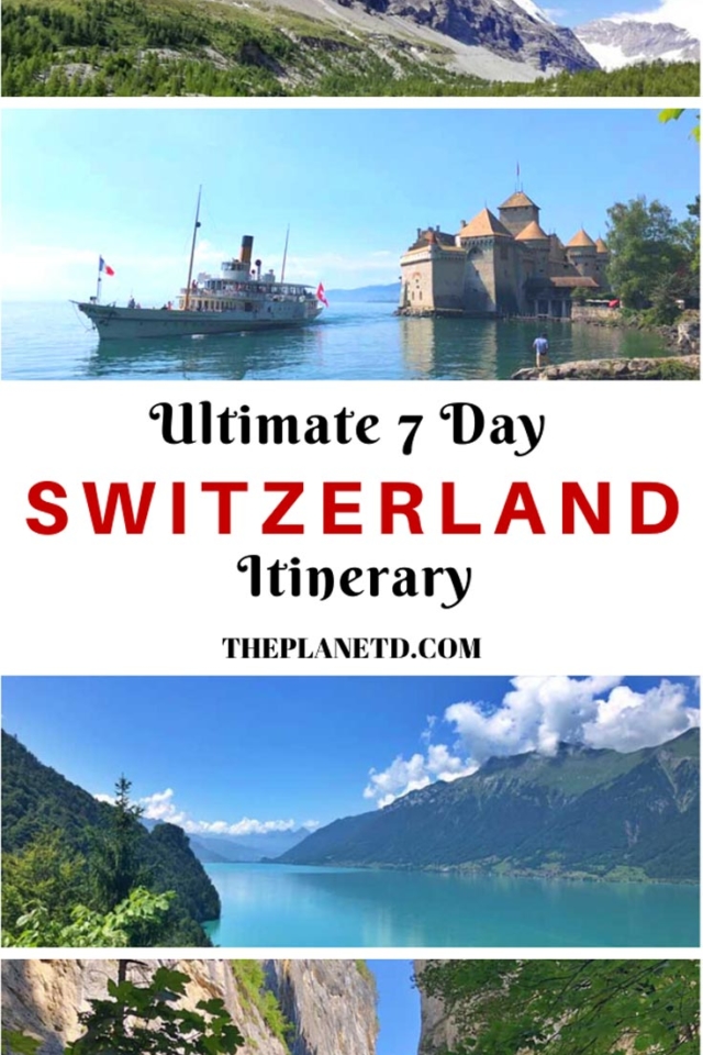 7 day Switzerland itinerary 