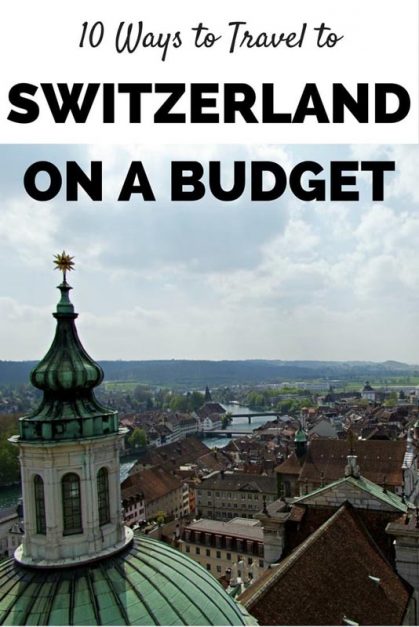 Switzerland on a budget