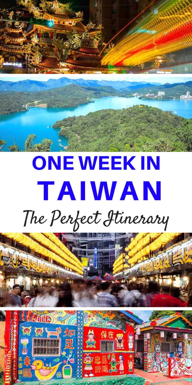 taiwan trip itinerary