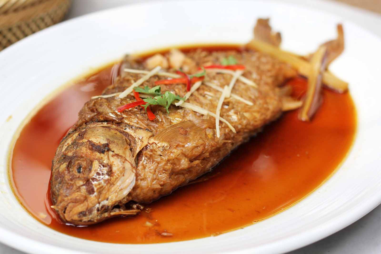 traditional fish dishes in Thailand - Pla Ta Pien Tom Kem